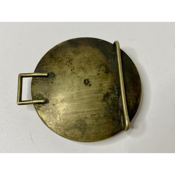 Antique Japanese Satsuma Belt Buckle Geisha Design Meiji Hand Painted READ‎ main image 7